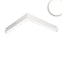 track spot CORNER 90° HORIZONTAL - TRACK48 (DALI) rigid, DALI controllable, horizontal, prismatic IP20, white dimmable