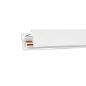 Rail en applique TRACK48 SURFACE FLAT plat, 4 pôles, fixation magnétique, blanche