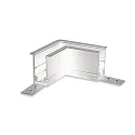 Connecteur d'angle CORNER 90° HORIZONTAL - TRACK48 RECESSED isolé, mécanique, horizontal, blanche