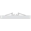 ISOLED surface / recessed luminaire FLEX PRO 300X300 CCT Switch, adjustable IP44, white dimmable