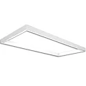 Rail d'alimentation TRACK48 H50 / 59.2 X 119.2CM (EMTPTY FRAME) angulaire, sans inserts, blanche