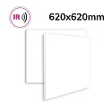 Panneau infrarouge BEST STANDARD 62 X 62CM sans cadre, blanche