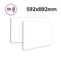 Panneau infrarouge BEST STANDARD 59.2 X 89.2CM sans cadre, blanche