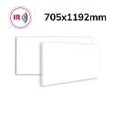 Panneau infrarouge BEST STANDARD 59.2 X 119.2CM sans cadre, blanche