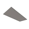 ACUOSTIC ABSORBER H25 / 59.2 X 150CM, gris