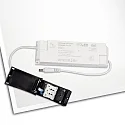 ISOLED Panneau à LED ECO BACKLIGHT LINE 625 lot de 6, gradable 36W 4350lm 4000K CRI 80-89