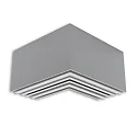 ISOLED L-connector LAMP40, silver