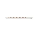 Luminaire sur rail avec grille TRACK48 LINE+ MINI ON-OFF 34CM commutable, prismatique IP20, noir mat 