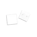 Embout TRACK48 FLAT H25 2 pièces, avec couverture, blanche