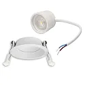 ISOLED Projecteur encastré BACK68 pivotant IP20, blanche gradable