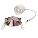 Projecteur encastré BACK68 pivotant IP20, blanche gradable
