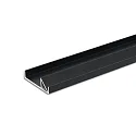Profilé pour bord d'étagère FURNIT 10 SHELF, noir