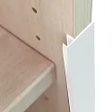 ISOLED Profilé pour bord d'étagère FURNIT 10 SHELF, blanche