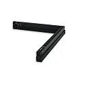 ISOLED Lampe d'angle sur rail TRACK48 horizontal IP20, noir gradable