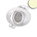 Projecteur encastré SPHERE-68 pivotant IP54, blanche gradable