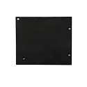 Embout EC 127 CURTAIN10 ONE VISOR 2 pièces, gauche-droite, noir