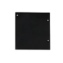 Embout EC 133 CURTAIN 10 ONE FLAT VISOR 2 pièces, gauche-droite, noir