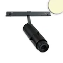 Projecteur sur rail TRACK48 SHAPE rotatif IP20, noir gradable