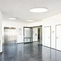 ISOLED ceiling luminaire DN600 DALI DALI controllable, CCT Switch IP44, white dimmable