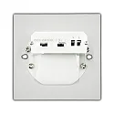 ISOLED Luminaire d'encastrement mural  SYS-WALL68 IP44, blanche 