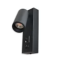 ISOLED Lampe de lecture avec connexion USB, noir 