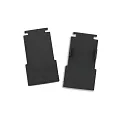 Embout TRACK48 FLAT H25 2 pièces, avec couverture, noir
