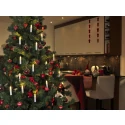 lumières féériques 16 flammes IP20 230 V 3,2W 910cm, blanche 