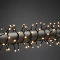 Konstsmide light chain MICRO COMPACTLIGHTS IP20 30 V 3,6W 2100K 738cm, black 
