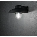 Luminaire mural d'extérieur MANI E27 IP44, noir , transparent