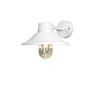 Luminaire mural d’extérieur VEGA avec abat-jour E27 IP54, blanche gradable