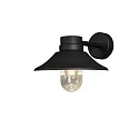 Luminaire mural d’extérieur VEGA avec abat-jour E27 IP54, noir  gradable