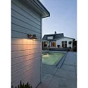 Konstsmide outdoor wall luminaire VEGA with shade E27 IP54, copper dimmable