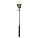 Lamp head FENIX BIG, E27 max. 100W, massive copper / smoked acrylic glass