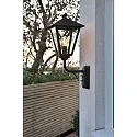 Konstsmide Luminaire mural d’extérieur BENU E27 IP23, couleurs fumée, noir 