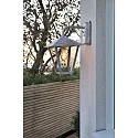 Konstsmide Luminaire mural d’extérieur BENU Bas E27 IP23, couleurs fumée, acier