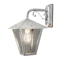 Konstsmide Luminaire mural d’extérieur BENU Bas E27 IP23, couleurs fumée, acier