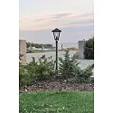 Konstsmide Luminaire d'allées BENU E27 IP23, couleurs fumée, noir 
