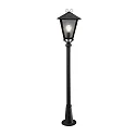 Konstsmide Luminaire d'allées BENU E27 IP23, couleurs fumée, noir 