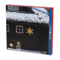Konstsmide Lumière extérieure SCHNEEFLOCKE IP44, blanche gradable