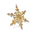 Lumière extérieure SCHNEEFLOCKE IP44, blanche gradable