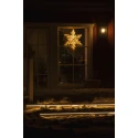 Konstsmide outdoor luminaire SCHNEEFLOCKE IP44, white dimmable