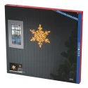 Konstsmide outdoor luminaire SCHNEEFLOCKE IP44, white dimmable