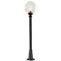 Luminaire d'allées ORION E27 IP44, noir , transparent