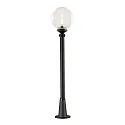 Konstsmide Luminaire d'allées ORION E27 IP44, noir , transparent