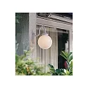 Wall luminaire ARCTURUS, E27 max. 100W, white aluminium / opal acrylic glass