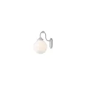 Konstsmide Luminaire mural d'extérieur ARCTURUS E27 IP23, opale, blanche