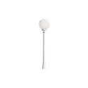 Tête de luminaire ARCTURUS E27 IP23, opale, blanche