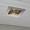 Recessed ceiling luminaire, IP23, E27 max.75W, stainless steel 304 / aluminium