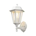 Konstsmide Luminaire mural d'extérieur BIG à 1 flamme, grand E27 IP23, transparent, blanche