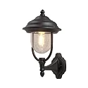 Luminaire mural d’extérieur PARMA E27 IP43, noir , transparent